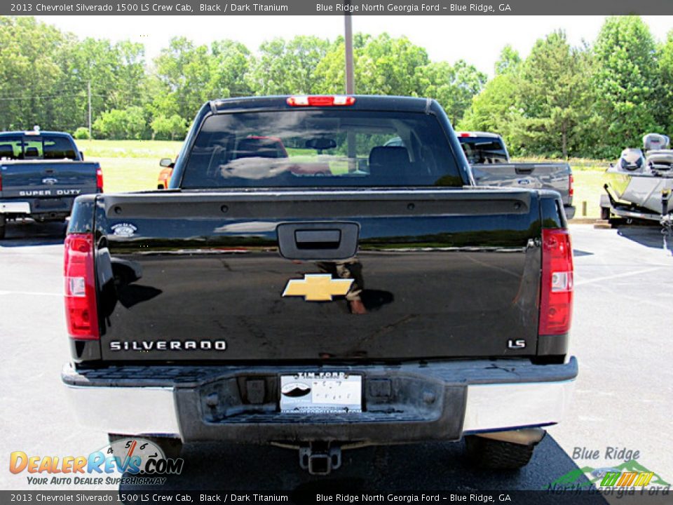 2013 Chevrolet Silverado 1500 LS Crew Cab Black / Dark Titanium Photo #4