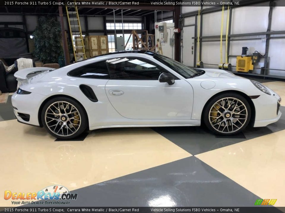 Carrara White Metallic 2015 Porsche 911 Turbo S Coupe Photo #6