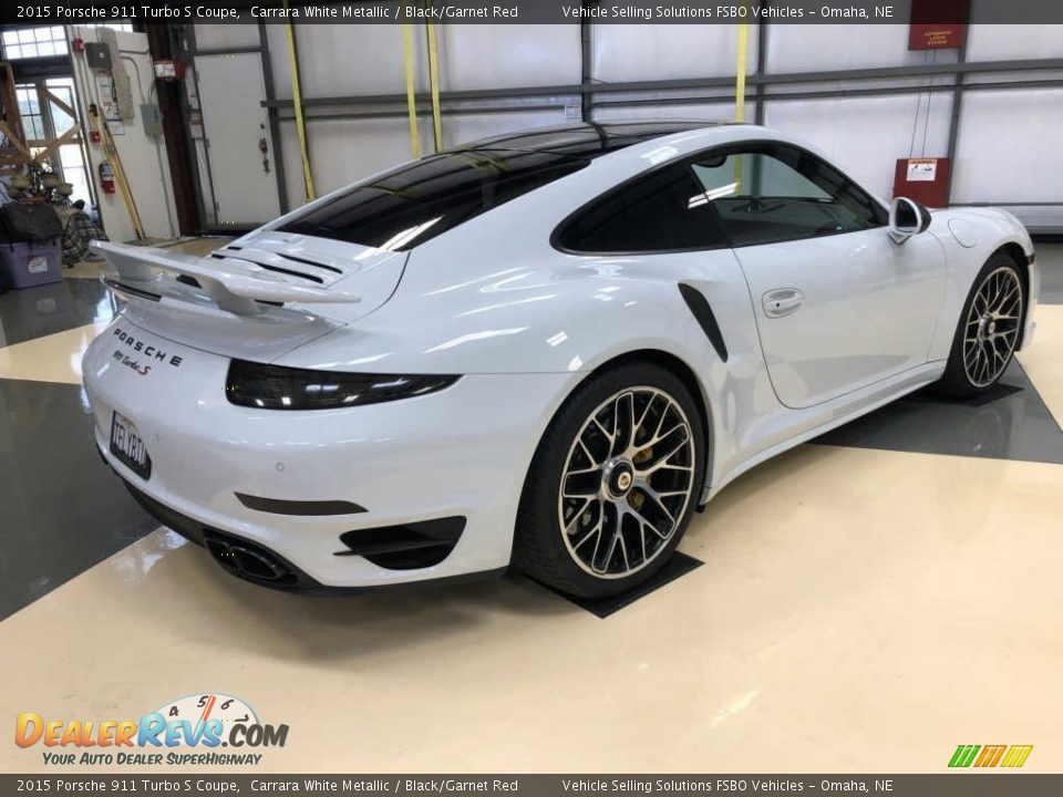 Carrara White Metallic 2015 Porsche 911 Turbo S Coupe Photo #7