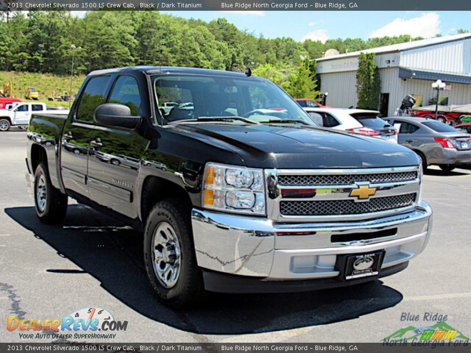 2013 Chevrolet Silverado 1500 LS Crew Cab Black / Dark Titanium Photo #7