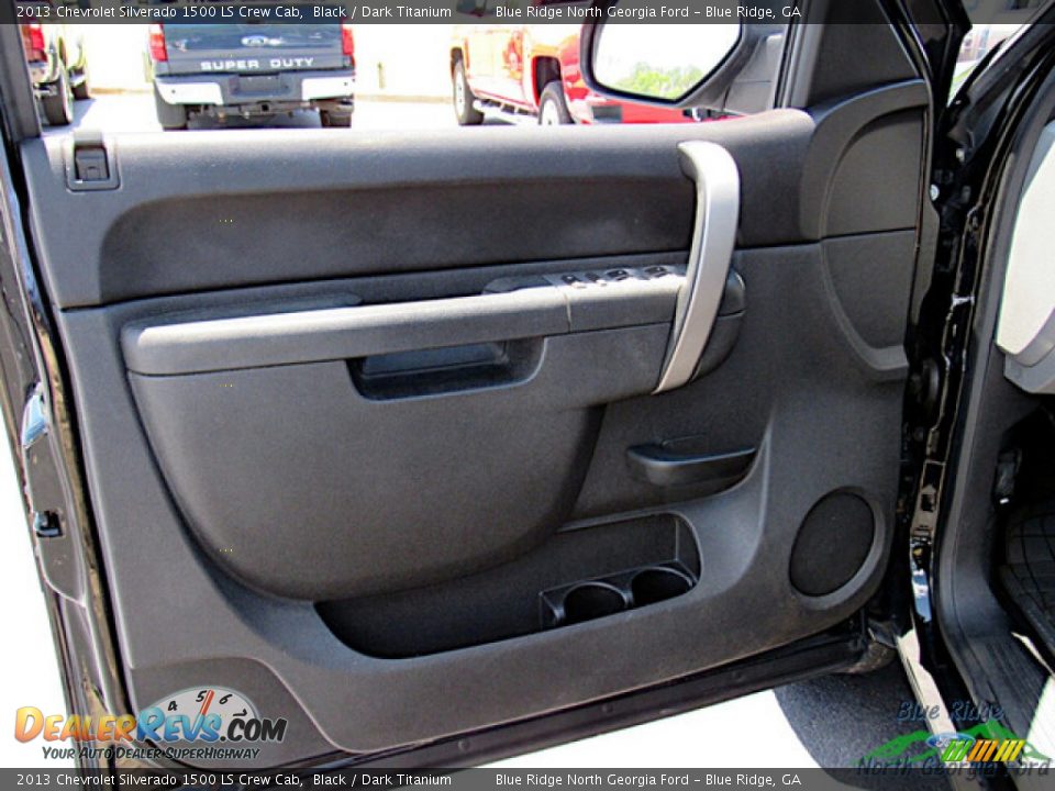 2013 Chevrolet Silverado 1500 LS Crew Cab Black / Dark Titanium Photo #10