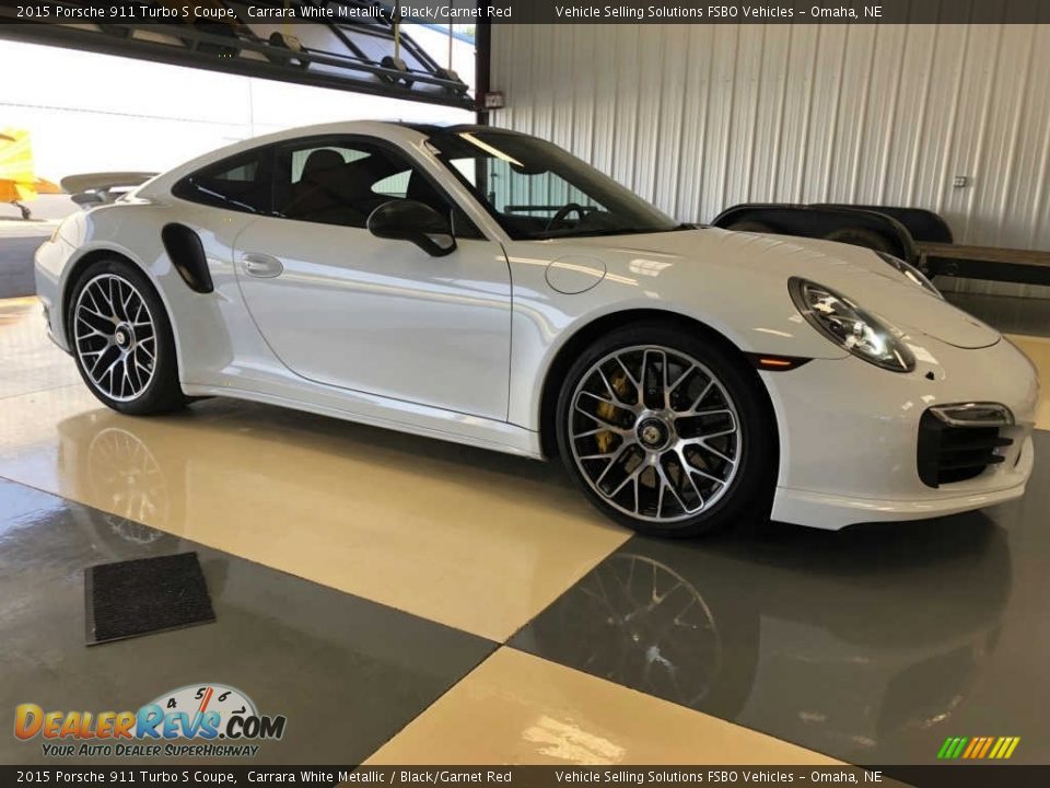 Carrara White Metallic 2015 Porsche 911 Turbo S Coupe Photo #15