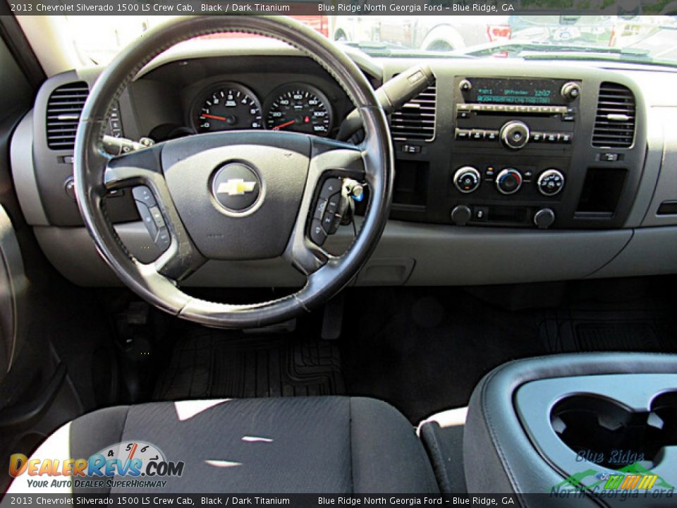 2013 Chevrolet Silverado 1500 LS Crew Cab Black / Dark Titanium Photo #15