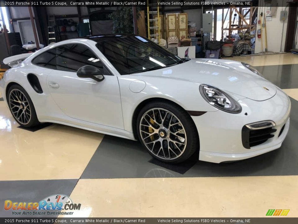 Carrara White Metallic 2015 Porsche 911 Turbo S Coupe Photo #21