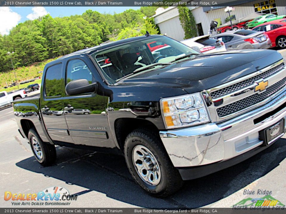 2013 Chevrolet Silverado 1500 LS Crew Cab Black / Dark Titanium Photo #23