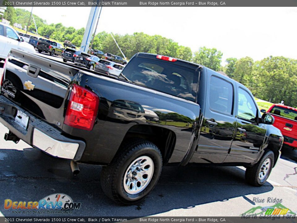 2013 Chevrolet Silverado 1500 LS Crew Cab Black / Dark Titanium Photo #24