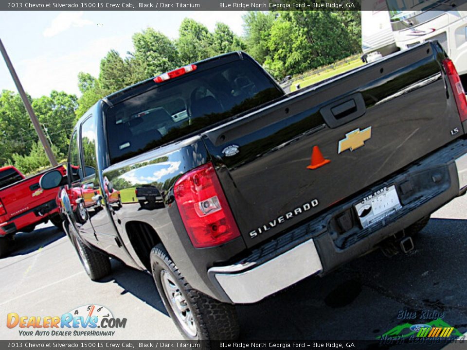2013 Chevrolet Silverado 1500 LS Crew Cab Black / Dark Titanium Photo #25
