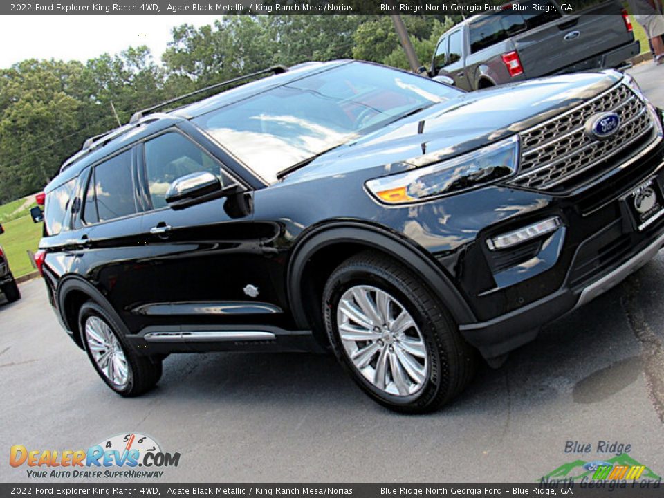 2022 Ford Explorer King Ranch 4WD Agate Black Metallic / King Ranch Mesa/Norias Photo #29