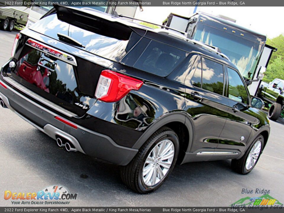 2022 Ford Explorer King Ranch 4WD Agate Black Metallic / King Ranch Mesa/Norias Photo #30