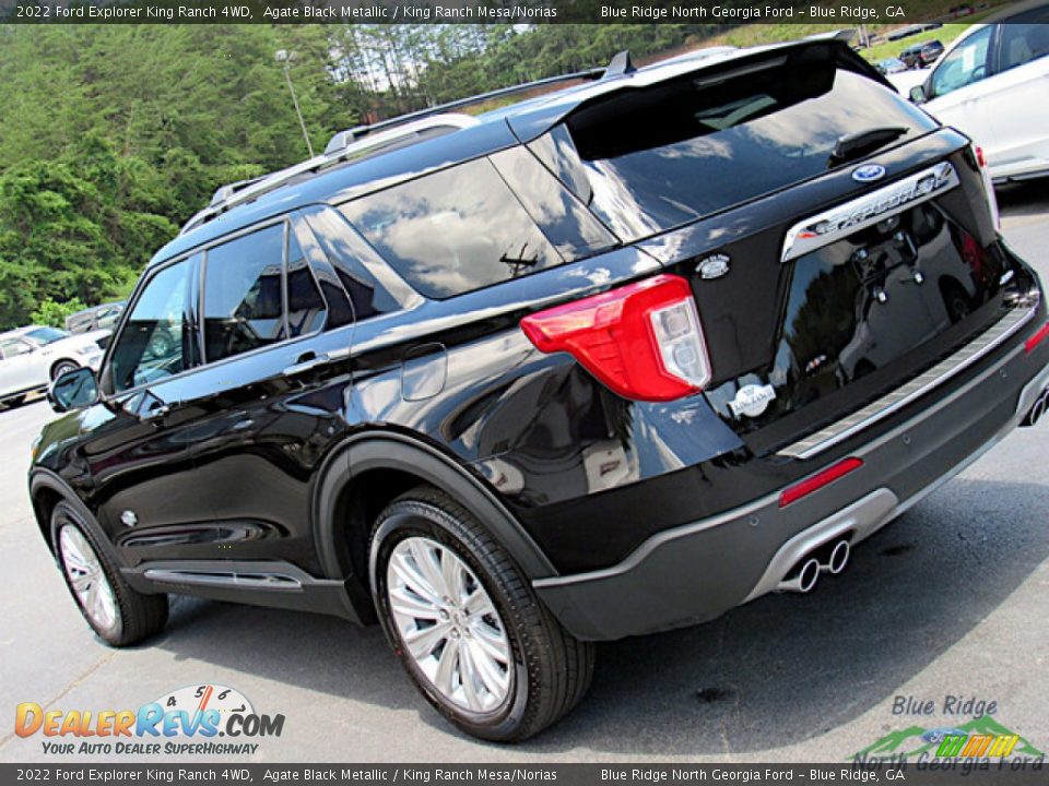 2022 Ford Explorer King Ranch 4WD Agate Black Metallic / King Ranch Mesa/Norias Photo #31