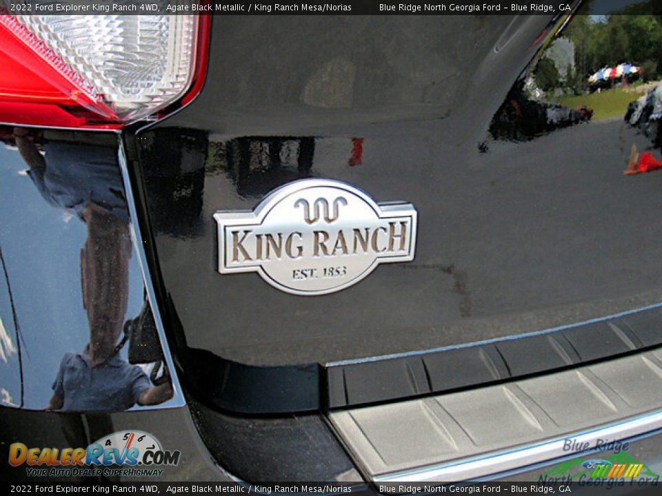 2022 Ford Explorer King Ranch 4WD Agate Black Metallic / King Ranch Mesa/Norias Photo #32