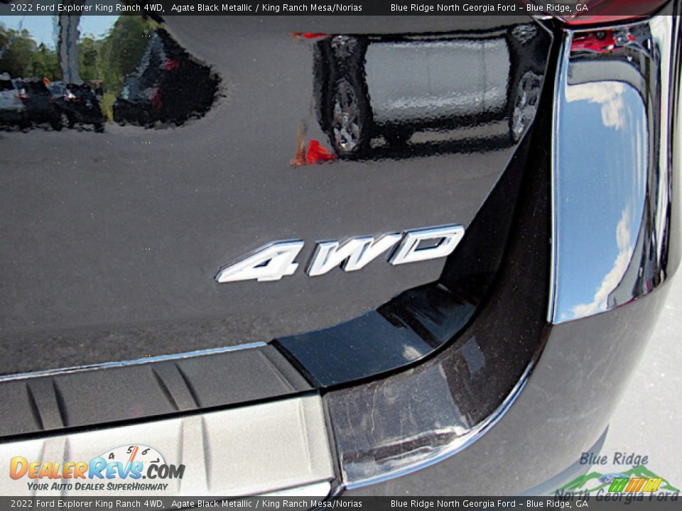 2022 Ford Explorer King Ranch 4WD Agate Black Metallic / King Ranch Mesa/Norias Photo #33