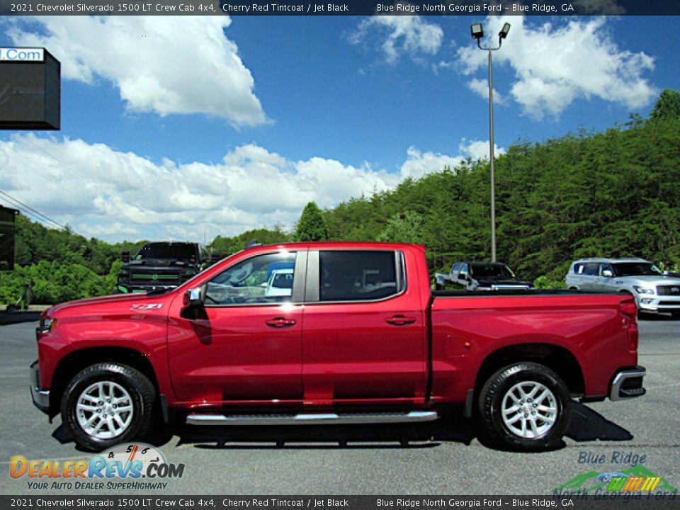 Cherry Red Tintcoat 2021 Chevrolet Silverado 1500 LT Crew Cab 4x4 Photo #2