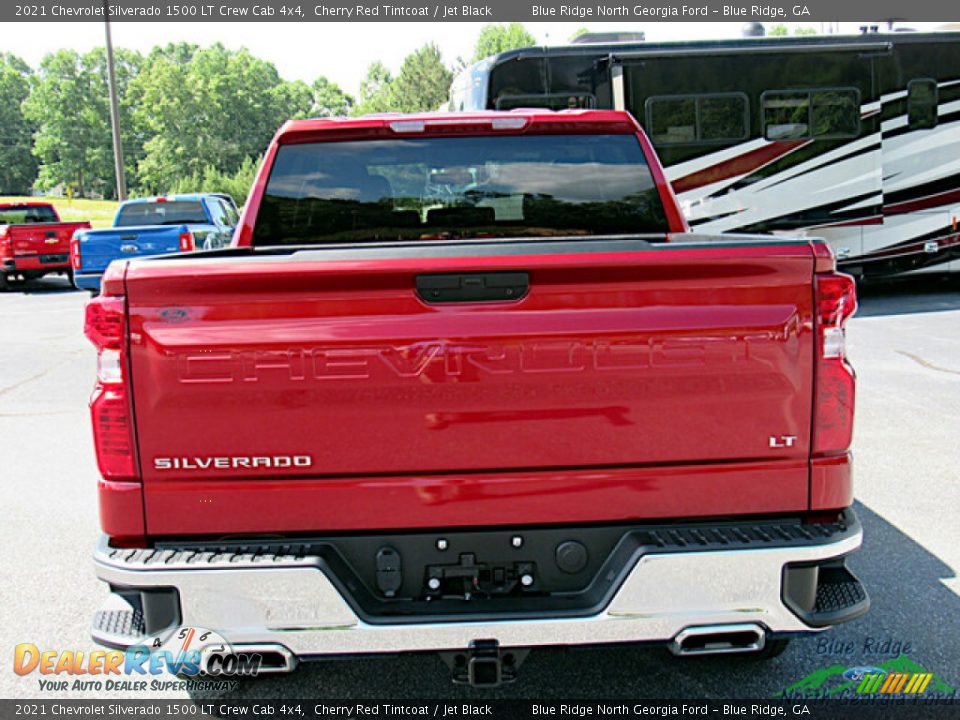 2021 Chevrolet Silverado 1500 LT Crew Cab 4x4 Cherry Red Tintcoat / Jet Black Photo #4