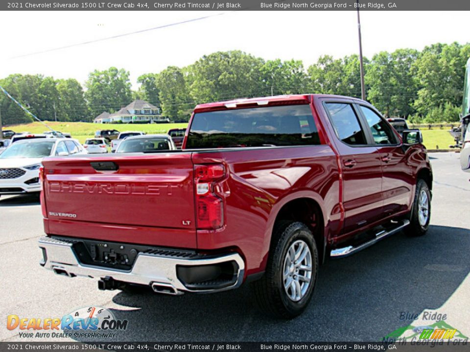 2021 Chevrolet Silverado 1500 LT Crew Cab 4x4 Cherry Red Tintcoat / Jet Black Photo #5