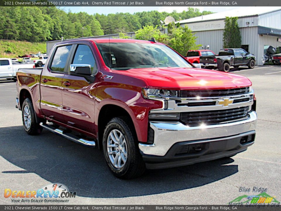 2021 Chevrolet Silverado 1500 LT Crew Cab 4x4 Cherry Red Tintcoat / Jet Black Photo #7