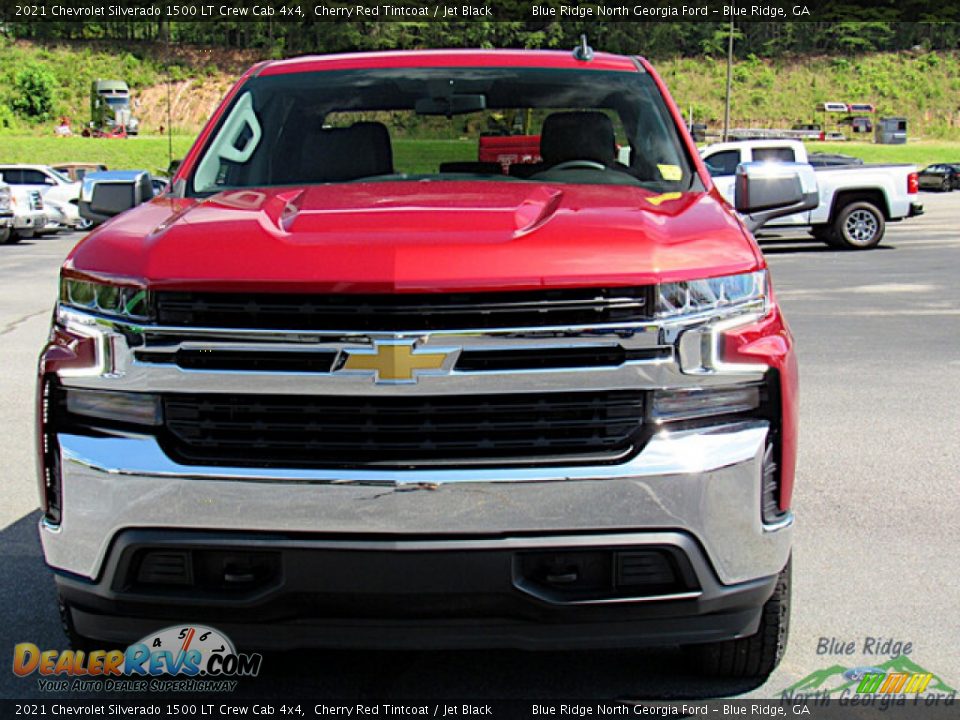 2021 Chevrolet Silverado 1500 LT Crew Cab 4x4 Cherry Red Tintcoat / Jet Black Photo #8