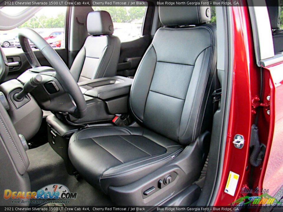 2021 Chevrolet Silverado 1500 LT Crew Cab 4x4 Cherry Red Tintcoat / Jet Black Photo #11