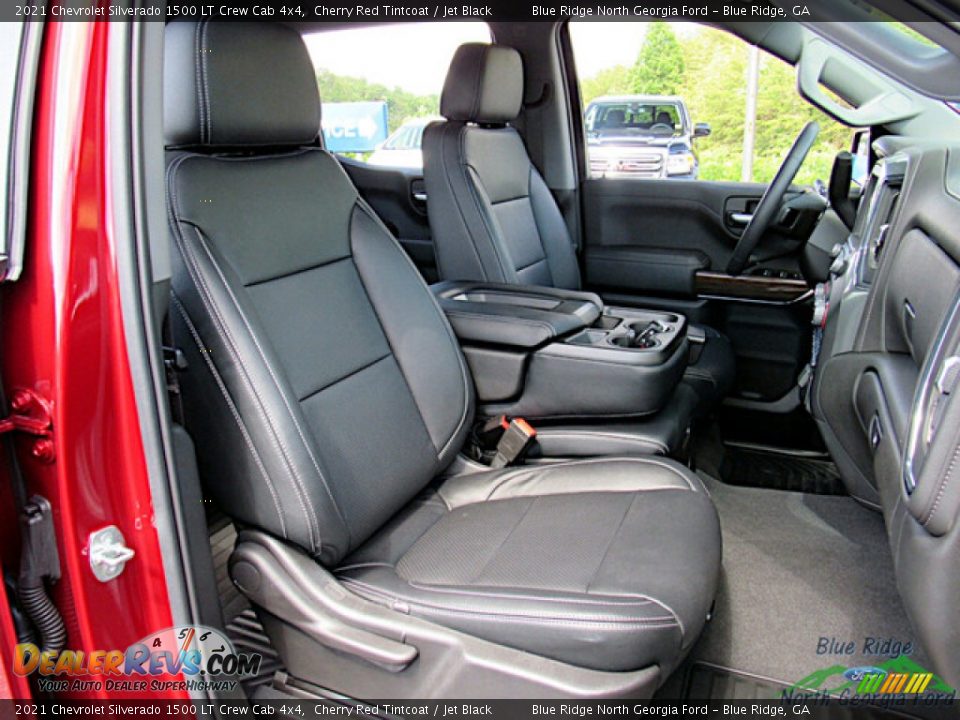 2021 Chevrolet Silverado 1500 LT Crew Cab 4x4 Cherry Red Tintcoat / Jet Black Photo #12