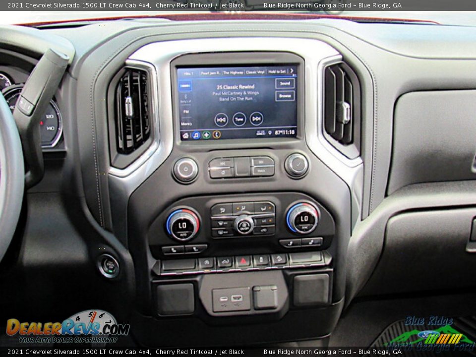 2021 Chevrolet Silverado 1500 LT Crew Cab 4x4 Cherry Red Tintcoat / Jet Black Photo #17