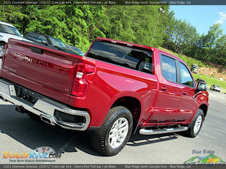 2021 Chevrolet Silverado 1500 LT Crew Cab 4x4 Cherry Red Tintcoat / Jet Black Photo #27