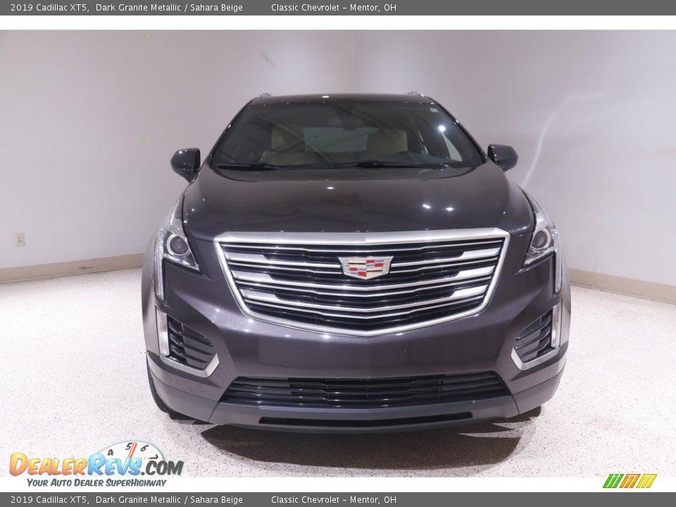 2019 Cadillac XT5 Dark Granite Metallic / Sahara Beige Photo #2