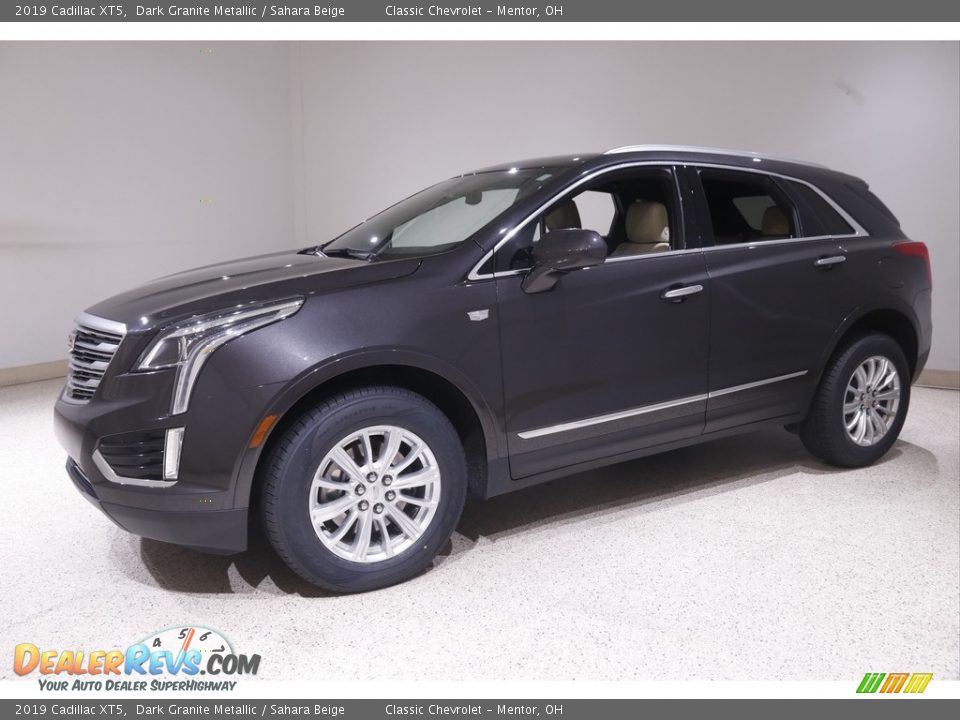 2019 Cadillac XT5 Dark Granite Metallic / Sahara Beige Photo #3