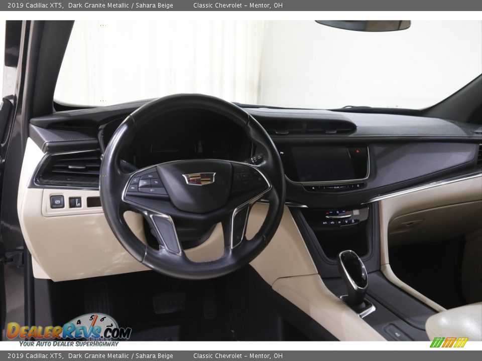 2019 Cadillac XT5 Dark Granite Metallic / Sahara Beige Photo #6