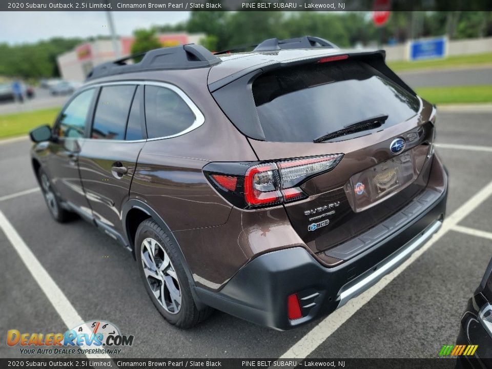2020 Subaru Outback 2.5i Limited Cinnamon Brown Pearl / Slate Black Photo #7