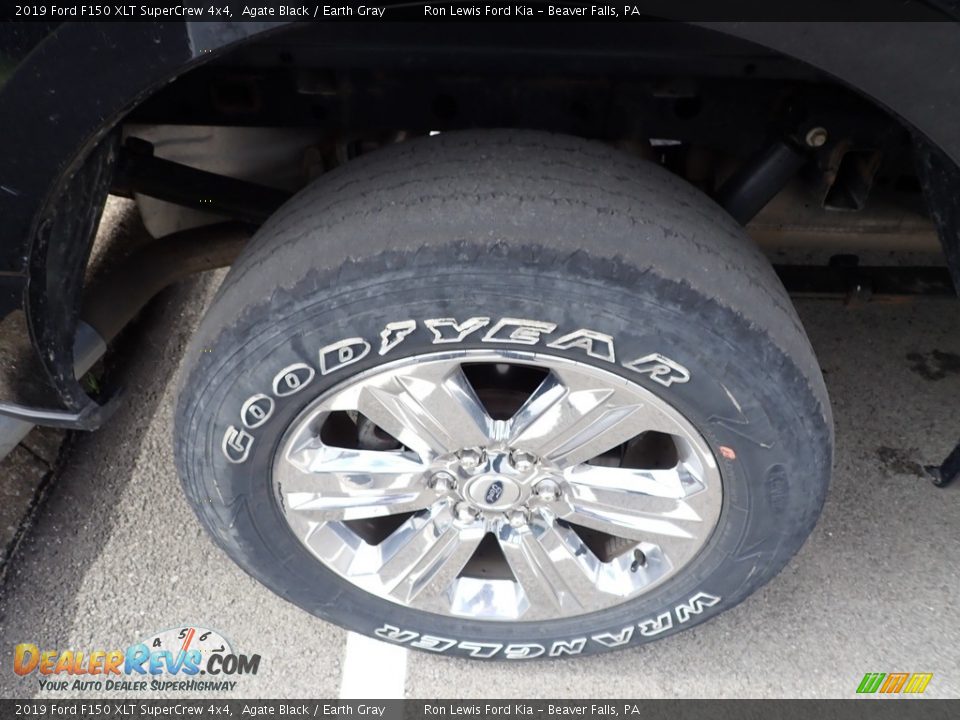 2019 Ford F150 XLT SuperCrew 4x4 Agate Black / Earth Gray Photo #5
