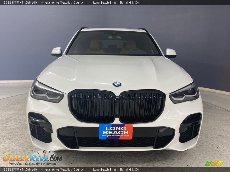 2022 BMW X5 sDrive40i Mineral White Metallic / Cognac Photo #2