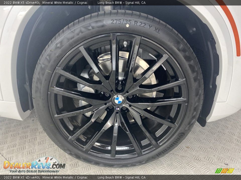 2022 BMW X5 sDrive40i Mineral White Metallic / Cognac Photo #3