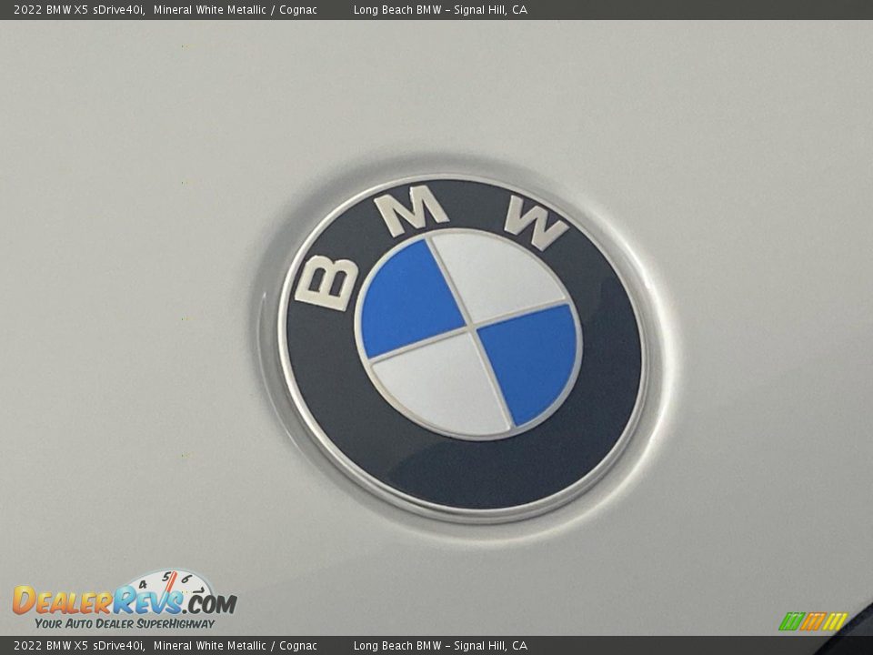 2022 BMW X5 sDrive40i Mineral White Metallic / Cognac Photo #5