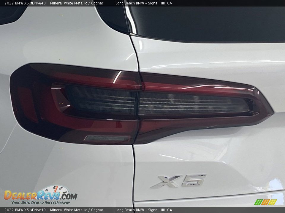 2022 BMW X5 sDrive40i Mineral White Metallic / Cognac Photo #6