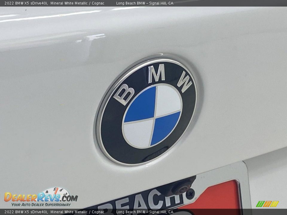 2022 BMW X5 sDrive40i Mineral White Metallic / Cognac Photo #7