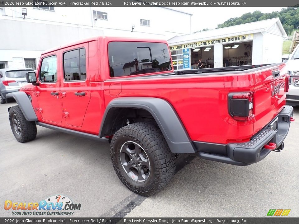 2020 Jeep Gladiator Rubicon 4x4 Firecracker Red / Black Photo #3