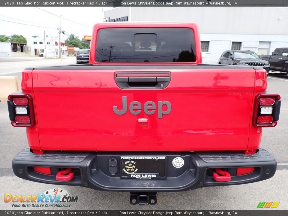 2020 Jeep Gladiator Rubicon 4x4 Firecracker Red / Black Photo #4