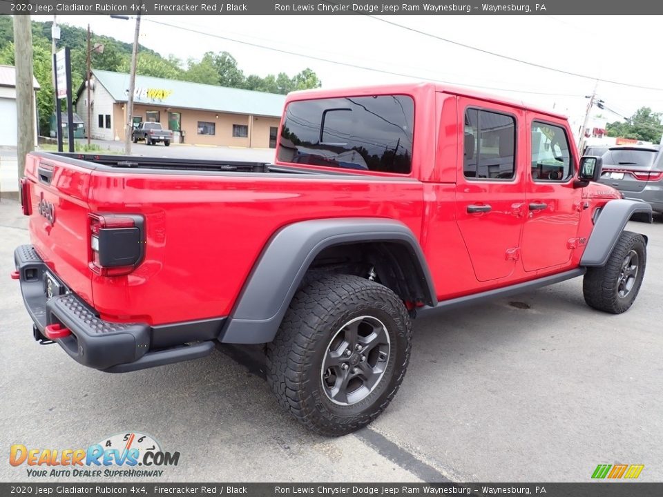 2020 Jeep Gladiator Rubicon 4x4 Firecracker Red / Black Photo #5