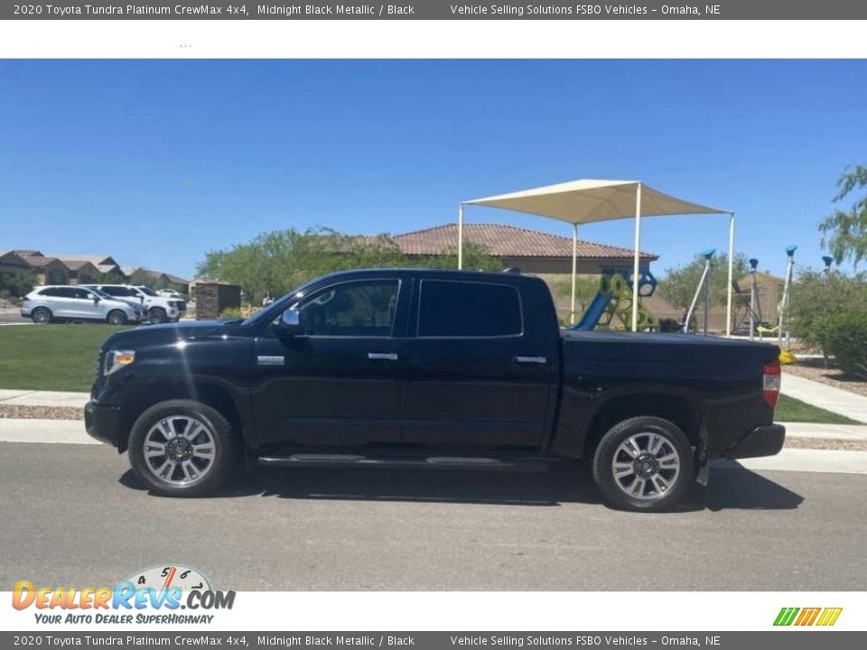 2020 Toyota Tundra Platinum CrewMax 4x4 Midnight Black Metallic / Black Photo #1