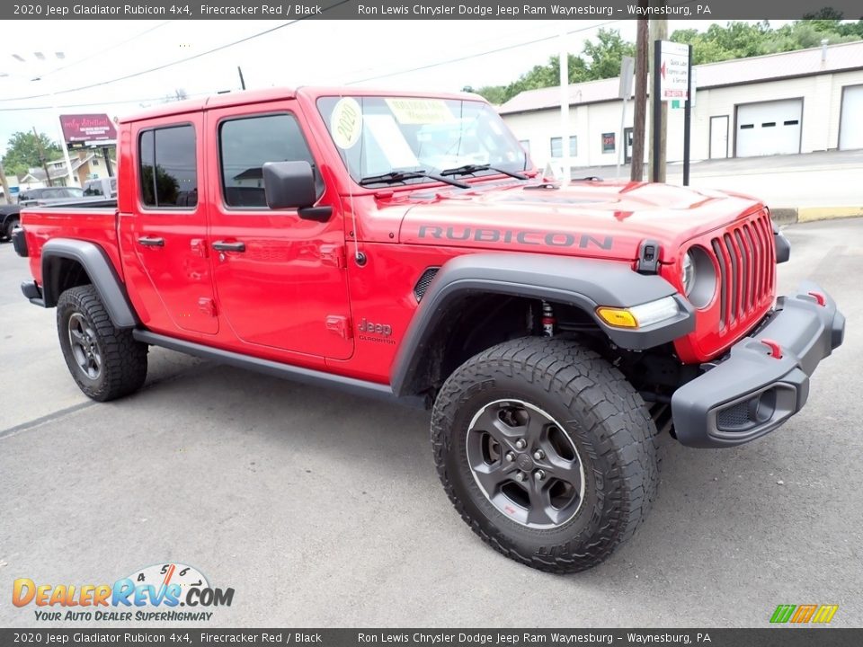 2020 Jeep Gladiator Rubicon 4x4 Firecracker Red / Black Photo #7