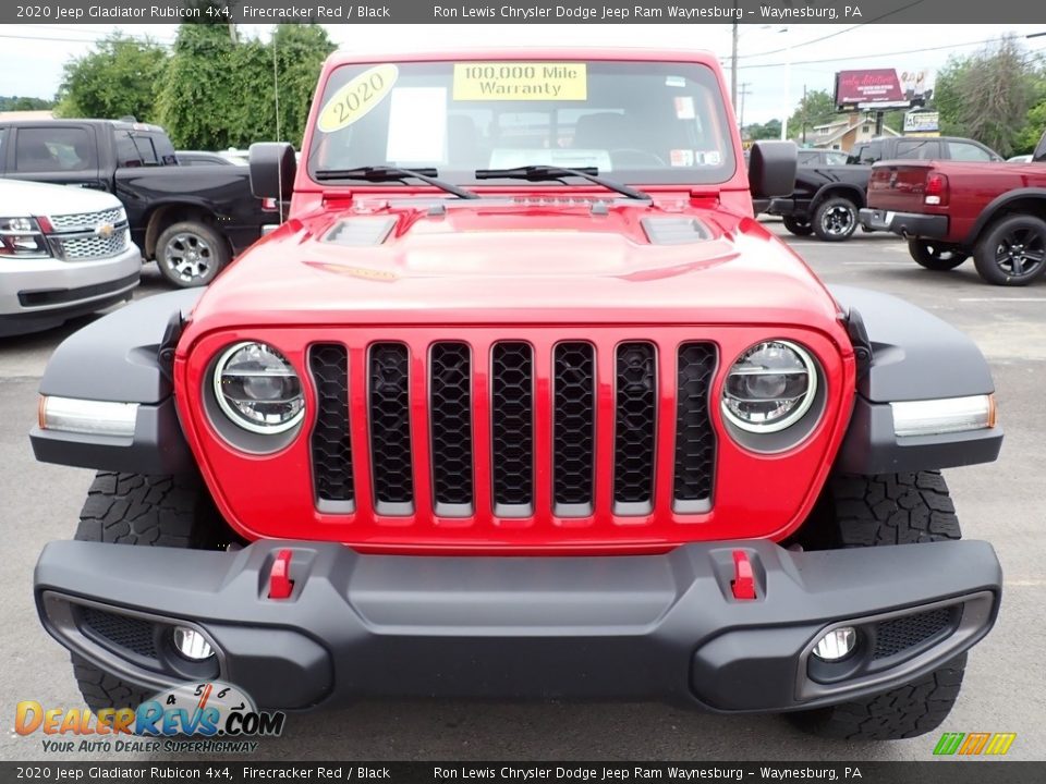 2020 Jeep Gladiator Rubicon 4x4 Firecracker Red / Black Photo #8