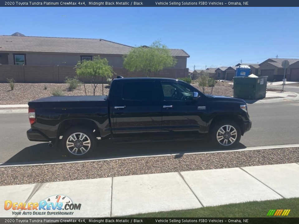 2020 Toyota Tundra Platinum CrewMax 4x4 Midnight Black Metallic / Black Photo #2