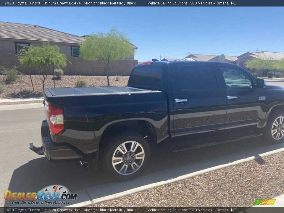 2020 Toyota Tundra Platinum CrewMax 4x4 Midnight Black Metallic / Black Photo #5