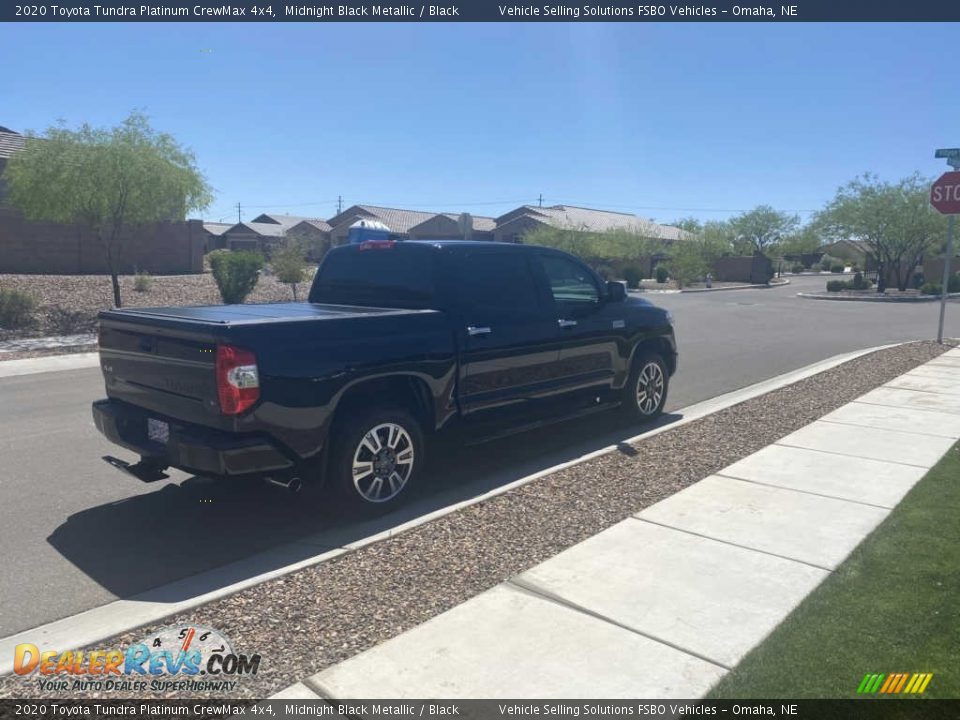 2020 Toyota Tundra Platinum CrewMax 4x4 Midnight Black Metallic / Black Photo #11