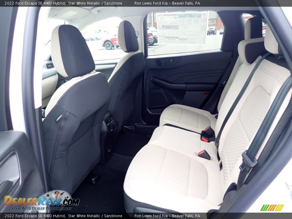 2022 Ford Escape SE 4WD Hybrid Star White Metallic / Sandstone Photo #13
