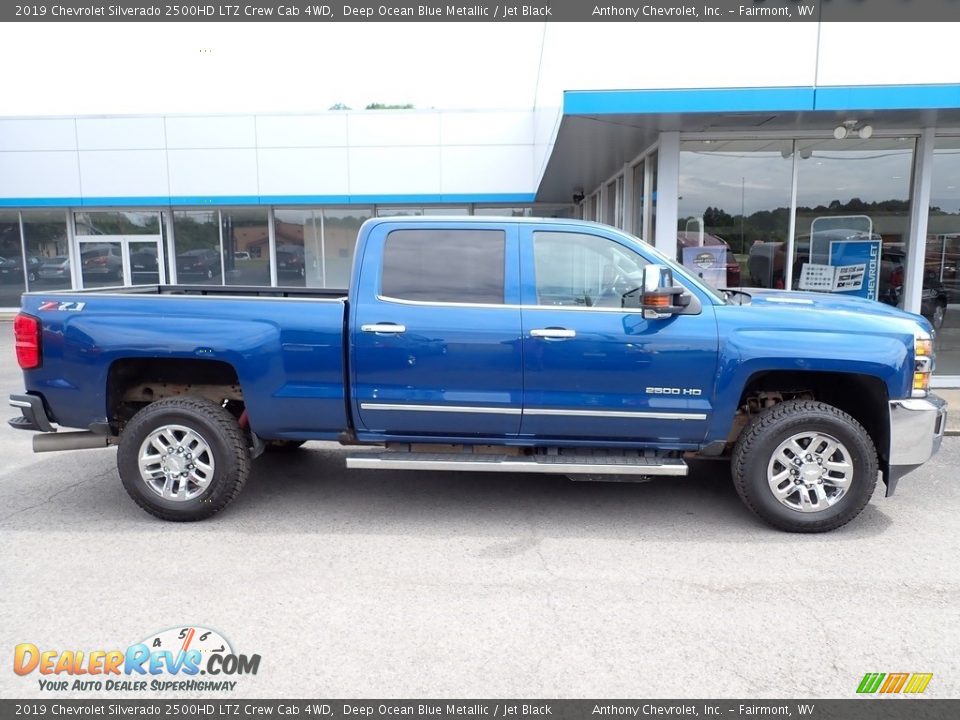 2019 Chevrolet Silverado 2500HD LTZ Crew Cab 4WD Deep Ocean Blue Metallic / Jet Black Photo #2