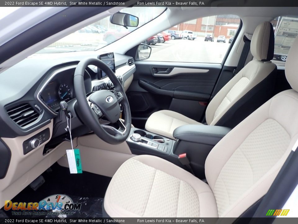2022 Ford Escape SE 4WD Hybrid Star White Metallic / Sandstone Photo #15