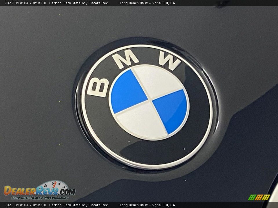 2022 BMW X4 xDrive30i Carbon Black Metallic / Tacora Red Photo #5