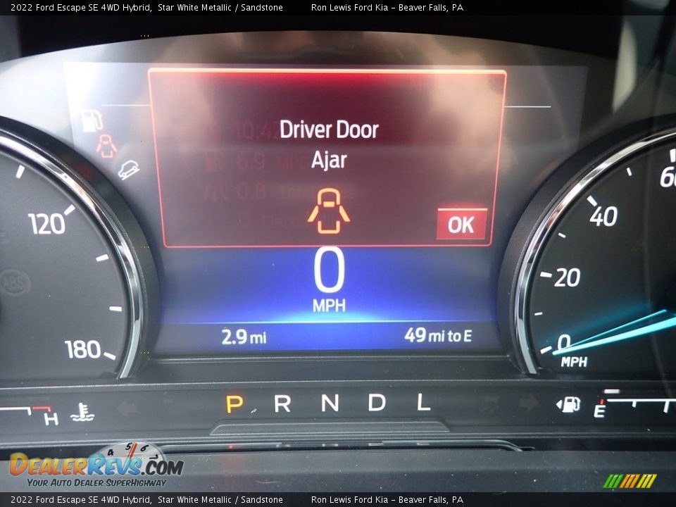 2022 Ford Escape SE 4WD Hybrid Star White Metallic / Sandstone Photo #16