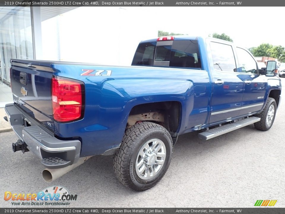 2019 Chevrolet Silverado 2500HD LTZ Crew Cab 4WD Deep Ocean Blue Metallic / Jet Black Photo #3